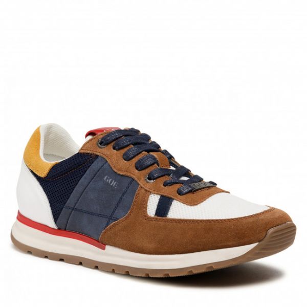 Sneakers GOE - JJ1N4001 Navy/White/Brown Sneakers GOE - JJ1N4001 Navy/White/Brown