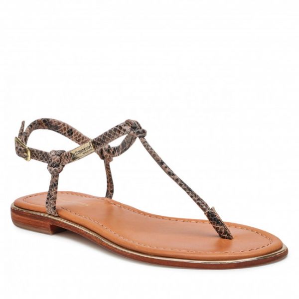 Sandali LES TROPEZIENNES - Hocleo C42726 Beige/Snake Sandali LES TROPEZIENNES - Hocleo C42726 Beige/Snake