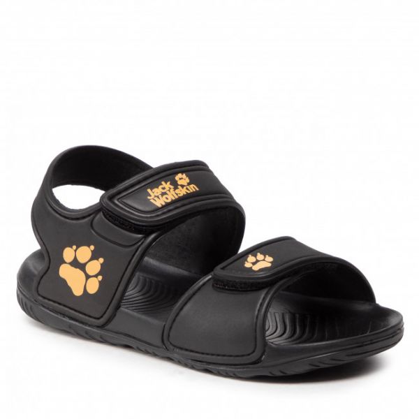 Sandali Jack Wolfskin - Fun Sandal K 4051841 Black/burly Yellow Sandali Jack Wolfskin - Fun Sandal K 4051841 Black/burly Yellow