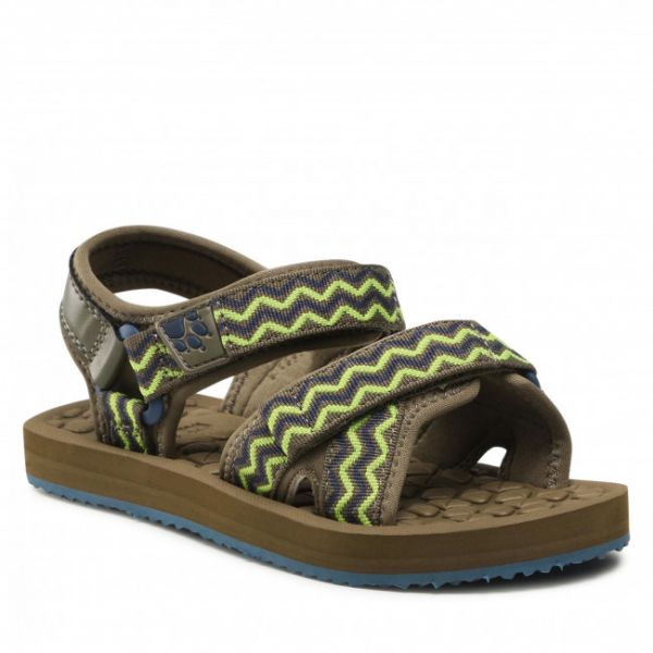 Sandali JACK WOLFSKIN - Zulu Vc K 4052971 Green/Lime Sandali JACK WOLFSKIN - Zulu Vc K 4052971 Green/Lime