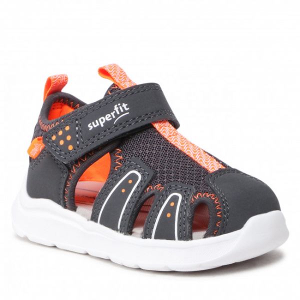 Sandali Superfit - 1-000478-2000 Grau/Orange Sandali Superfit - 1-000478-2000 Grau/Orange