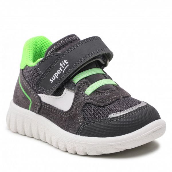 Sneakers SUPERFIT - 1-006195-2000 M Grau/Hellgrun Sneakers SUPERFIT - 1-006195-2000 M Grau/Hellgrun