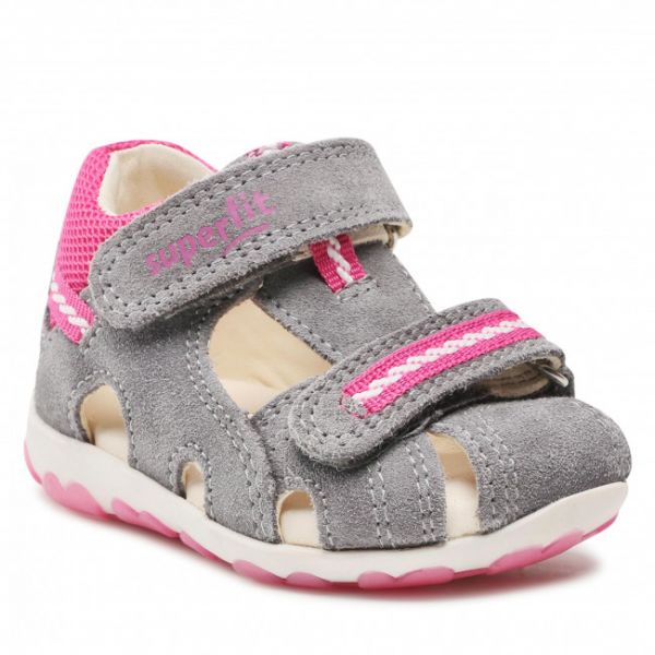 Sandali Superfit - 1-600036-2500 M Grau/rosa Sandali Superfit - 1-600036-2500 M Grau/rosa