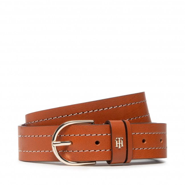 Cintura da donna Tommy Hilfiger - Th Timeless Belt Stiched 3.5 AW0AW12139 GTU