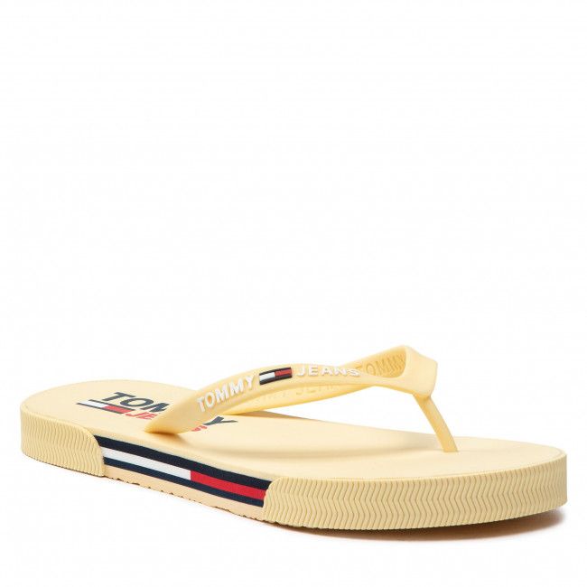 Infradito TOMMY JEANS - Flag Tommy Jeanns Beach Sandal EN0EN01855 Beurre ZFE