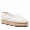 Espadrillas TOMMY HILFIGER - Th Textured Flatform Espadrille FW0FW06433 Ecru YBL