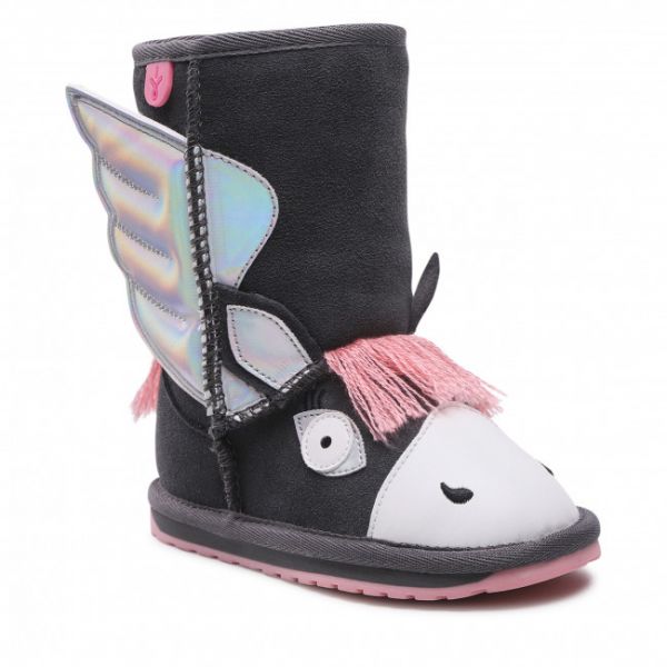 Scarpe EMU Australia - Pegasus K12757 Charcoal Scarpe EMU Australia - Pegasus K12757 Charcoal