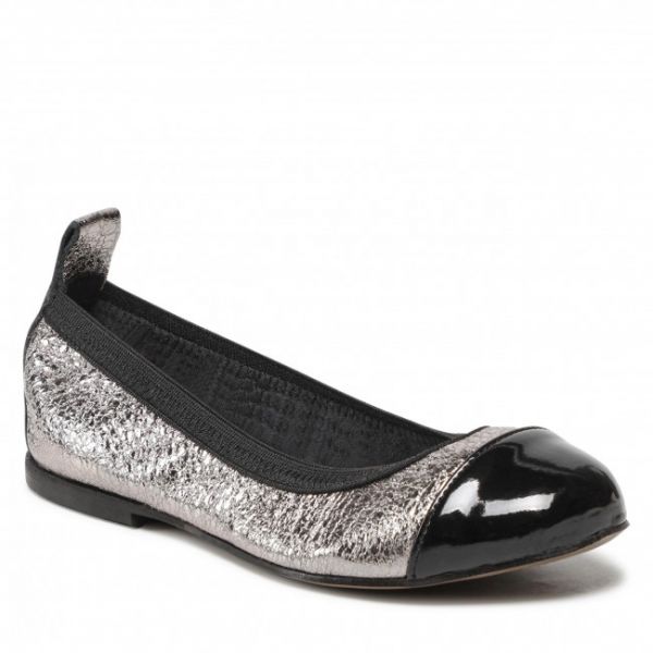Ballerine ZARRO - 42-110 Czarno/Srebrny Ballerine ZARRO - 42-110 Czarno/Srebrny