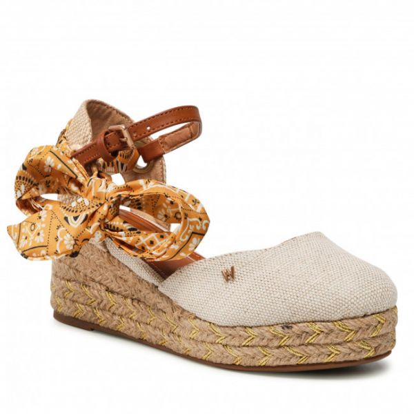Espadryle WRANGLER - Bella WL21601A Ecru 021