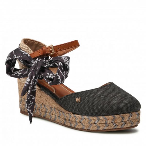 Espadrillas WRANGLER - Bella WL21601A Black 062