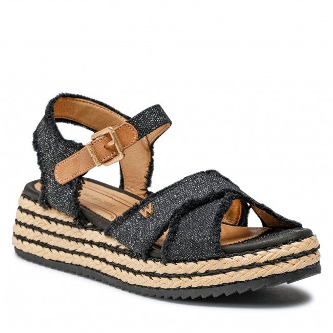 Espadrillas WRANGLER - Kim Tex WL21634A Black/Pewter 309