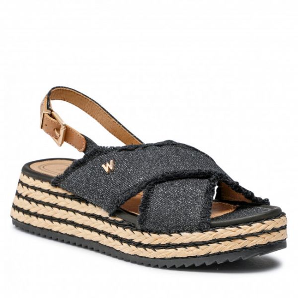 Espadrillas WRANGLER - Kim Tex Cross WL21635A Black/Pewter 309