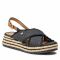 Espadrillas WRANGLER - Kim Tex Cross WL21635A Black/Pewter 309