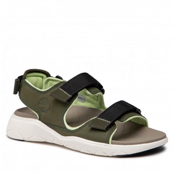 Sandali Timberland - Tbl Whitehaven Backstrap TB0A2AF4A58 Dark Green Leather