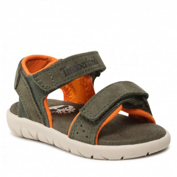 Sandali Timberland - Nubble L/F2 StrpSndlBasic TB0A2K2GA58 Dark Green Suede Sandali Timberland - Nubble L/F2 StrpSndlBasic TB0A2K2GA58 Dark Green Suede