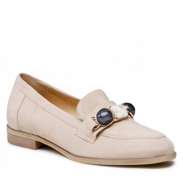 Loafers Eksbut - 2D-6373-L51 Beige Loafers Eksbut - 2D-6373-L51 Beige