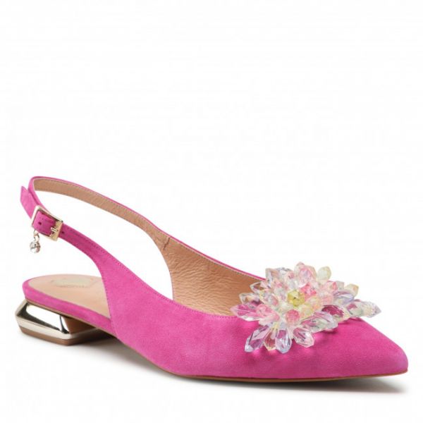 Sandali R.POLAŃSKI - 1015/L Magnolia Zamsz