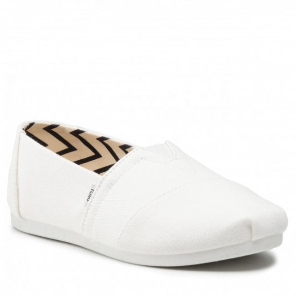 Scarpe basse TOMS - Alpargata 10017739 White Reycled Cotton Canvas