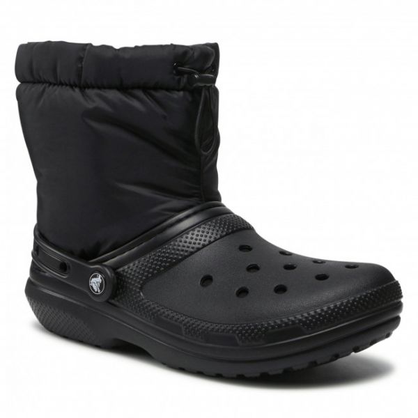 Stivali Crocs - Classic Lined Neo Puff Boot 206630 Black/Black Stivali Crocs - Classic Lined Neo Puff Boot 206630 Black/Black
