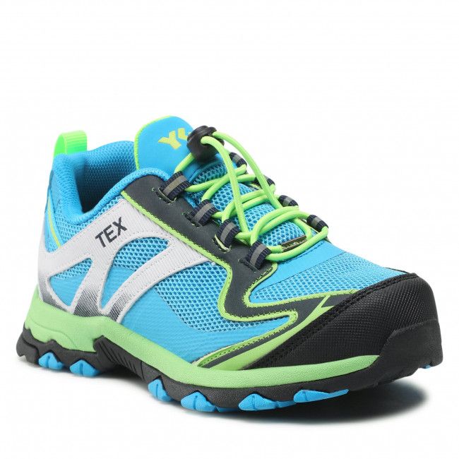 Sneakers YK-ID by Lurchi - Cedric-Tex 33-27102-39 S Blue/Neon Green