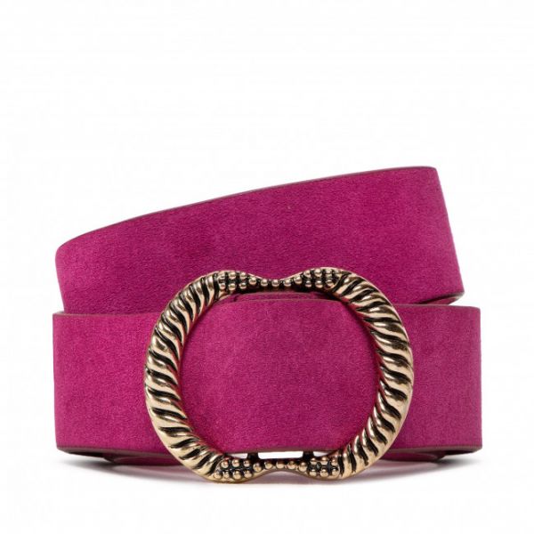 Cintura da donna Pieces - Pcnikka Suede Jeans Belt Fc 17131109 Festival Fuchsia