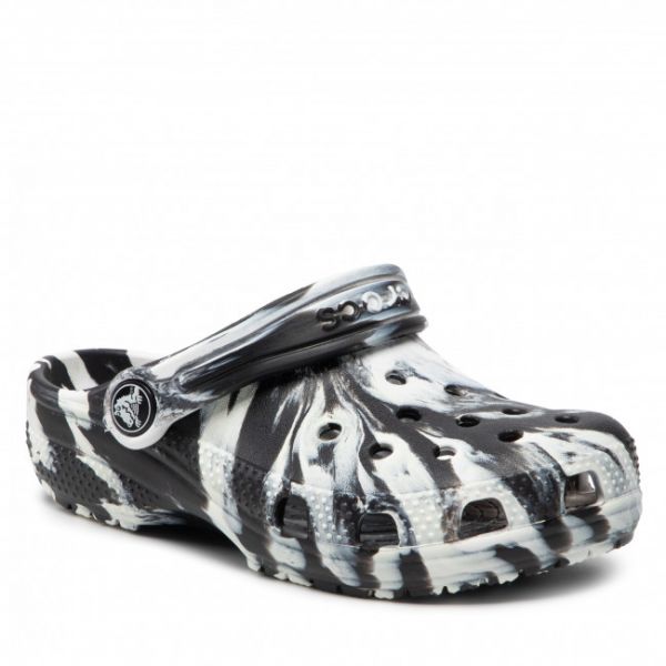 Ciabatte Crocs - Classic Marbled Clog 207464 Black/White Ciabatte Crocs - Classic Marbled Clog 207464 Black/White