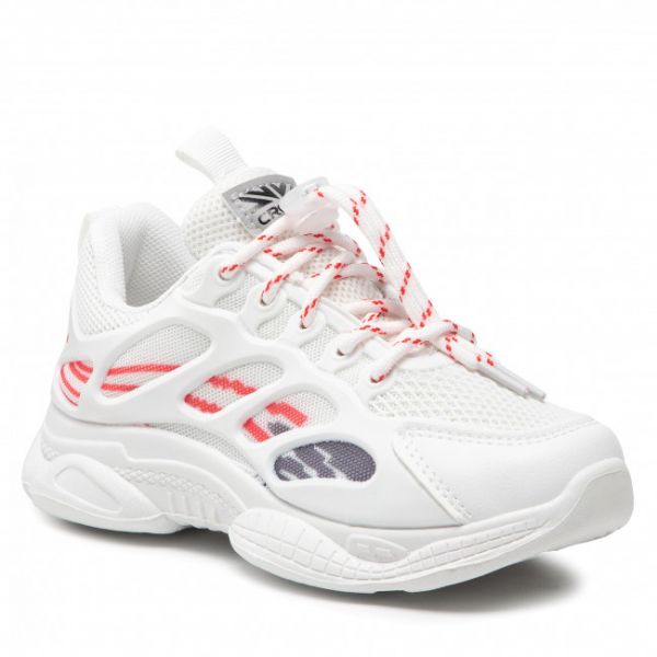 Sneakers CROSBY - 227040/01-02W White/Red Sneakers CROSBY - 227040/01-02W White/Red