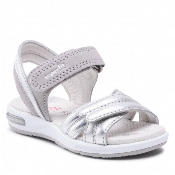 Sandali Superfit - 1-006135-9000 M Silber/Hellgrau Sandali Superfit - 1-006135-9000 M Silber/Hellgrau