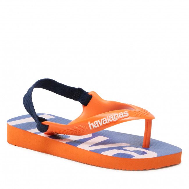 Sandali Havaianas - Baby Logomania 41457959797 Begonia Orange/B