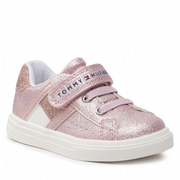 Sneakers Tommy Hilfiger - Low Cut Lace-Up/Velcro Sneaker T1A9-32298-1160 M Pink 302 Sneakers Tommy Hilfiger - Low Cut Lace-Up/Velcro Sneaker T1A9-32298-1160 M Pink 302
