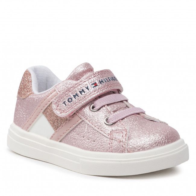 Sneakers Tommy Hilfiger - Low Cut Lace-Up/Velcro Sneaker T1A9-32298-1160 M Pink 302
