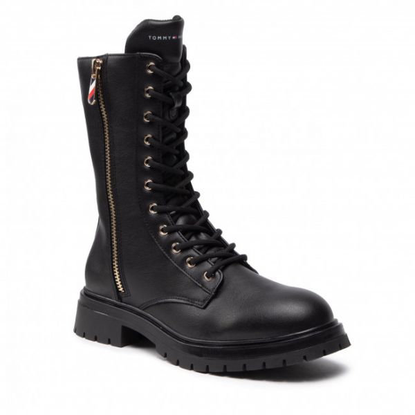 Scarponcini Tommy Hilfiger - Lace Up T3A5-32381-1355 Black 999 Scarponcini Tommy Hilfiger - Lace Up T3A5-32381-1355 Black 999