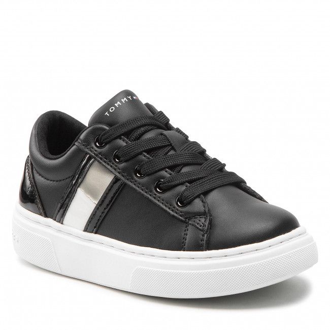 Sneakers TOMMY HILFIGER - Low Cut Lace-Up Sneaker T3A9-32310-1451 Black 999
