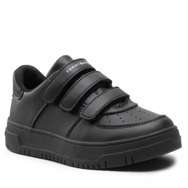 Sneakers TOMMY HILFIGER - Low Cut Velcro Sneaker T3B9-32481-1355 M Black 999