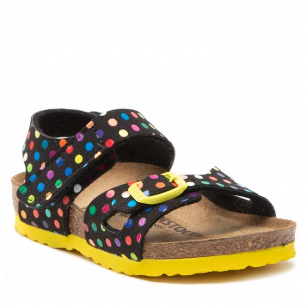 Sandali Birkenstock - Colorado Rivet Logo Kids 1023567 Digital Dots Black Sandali Birkenstock - Colorado Rivet Logo Kids 1023567 Digital Dots Black