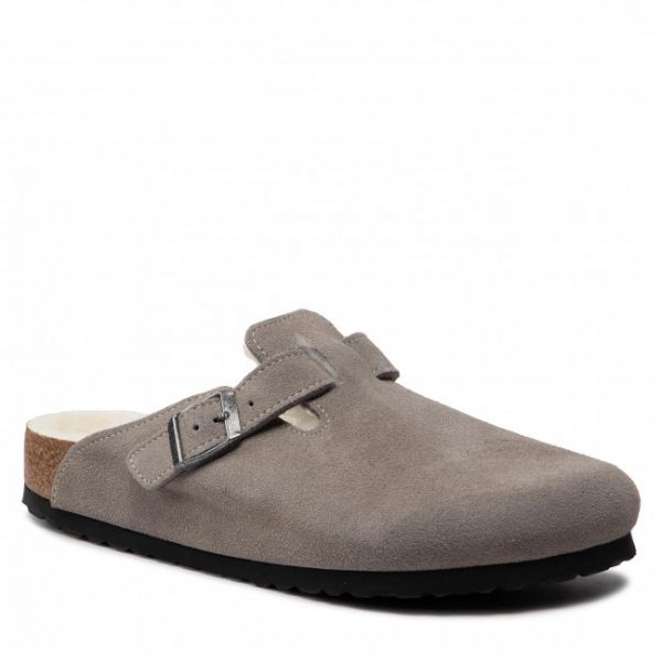 Pantofole Birkenstock - Boston 1017650 Stone Coin Pantofole Birkenstock - Boston 1017650 Stone Coin