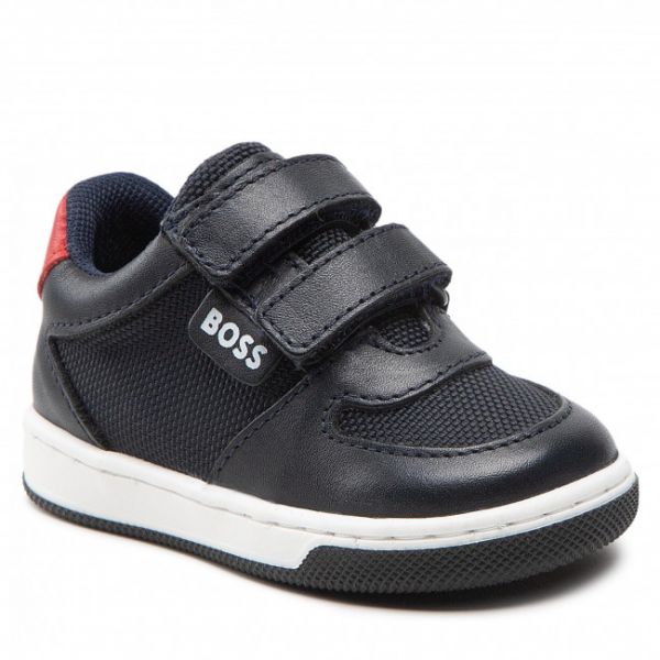 Sneakers Boss - J09180 M Navy 849 Sneakers Boss - J09180 M Navy 849