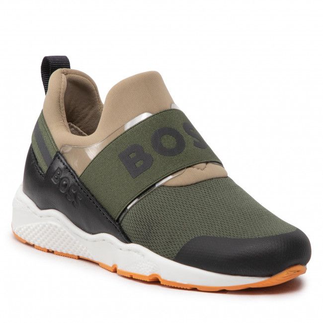 Sneakers Boss - J29295 M Forest Green 665