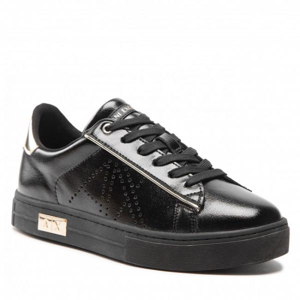 Sneakers Armani Exchange - XDX079 XV567 K476 Black/Light Gold Sneakers Armani Exchange - XDX079 XV567 K476 Black/Light Gold