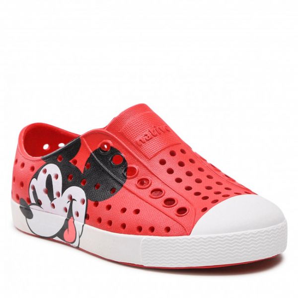 Scarpe da ginnastica NATIVE - Jefferson Print 13112001-6410 Torch Red/Shell White/Classic Mickey Scarpe da ginnastica NATIVE - Jefferson Print 13112001-6410 Torch Red/Shell White/Classic Mickey