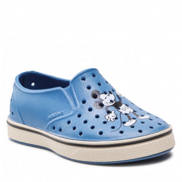 Scarpe basse Native - Miles Print 13112101-4866 Vallarta Blue/Bone White/Previntage Mickey Scarpe basse Native - Miles Print 13112101-4866 Vallarta Blue/Bone White/Previntage Mickey