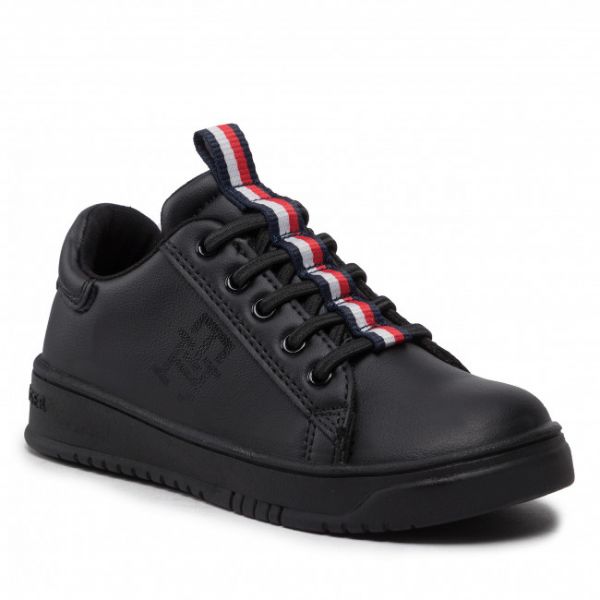 Sneakers TOMMY HILFIGER - Low Cut Lace-Up Sneaker T3B9-32466-1355 M Black 999 Sneakers TOMMY HILFIGER - Low Cut Lace-Up Sneaker T3B9-32466-1355 M Black 999