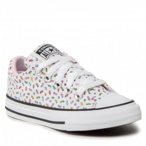 Scarpe da ginnastica Converse - Ctas Street Ox A00667C White/Pink Foam/Black Scarpe da ginnastica Converse - Ctas Street Ox A00667C White/Pink Foam/Black
