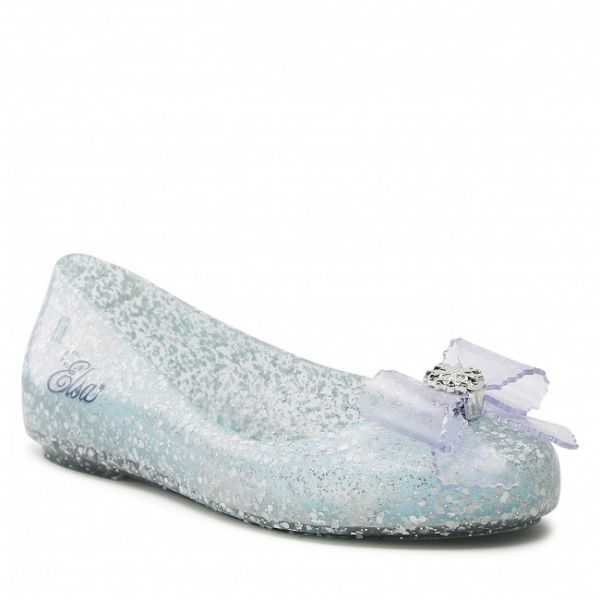 Ballerine MELISSA - Mini Melissa Sweet Love + Disn 33448 Glitter Blue/Blue 54123 Ballerine MELISSA - Mini Melissa Sweet Love + Disn 33448 Glitter Blue/Blue 54123