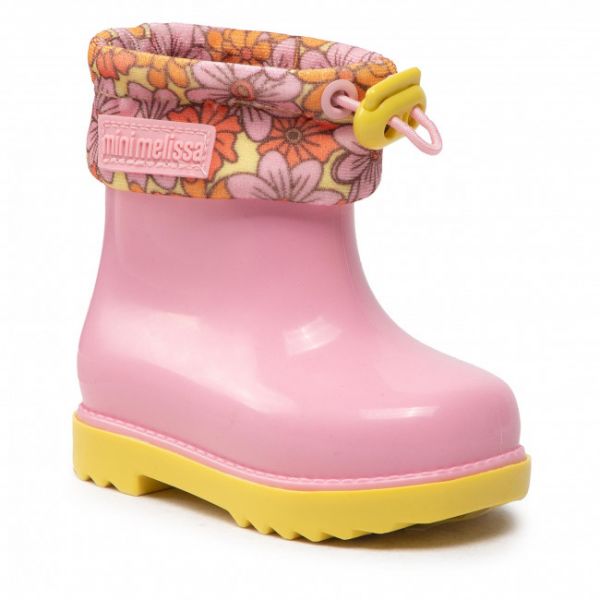 Wellington Melissa - Mini Melissa Rain Boot III Bb 33615 Pink/Yellow AB198 Wellington Melissa - Mini Melissa Rain Boot III Bb 33615 Pink/Yellow AB198
