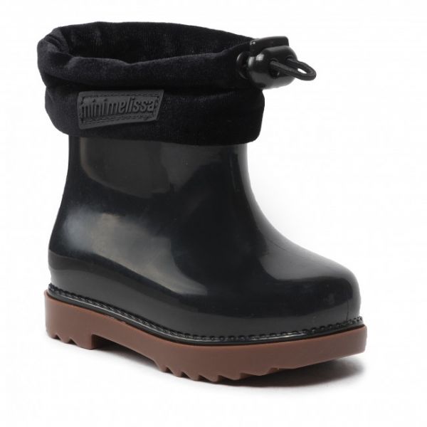 Wellington Melissa - Mini Melissa Rain Boot III Bb 33615 Black/Caramel AB203 Wellington Melissa - Mini Melissa Rain Boot III Bb 33615 Black/Caramel AB203