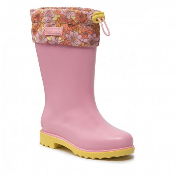 Wellington Melissa - Mini Melissa Rain Boot III Inf 33616 Pink/Yellow AB198 Wellington Melissa - Mini Melissa Rain Boot III Inf 33616 Pink/Yellow AB198