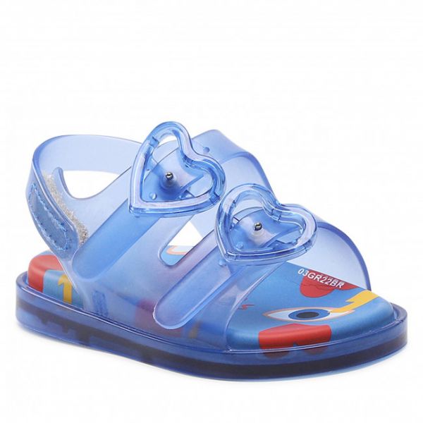 Sandali MELISSA - Mini Melissa Wide Sandal + Cap 33652 Blue/Red AD673 Sandali MELISSA - Mini Melissa Wide Sandal + Cap 33652 Blue/Red AD673
