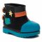 Wellington Melissa - Mini Melissa Rain Boot + Fabula 33676 Blue/Black AF019