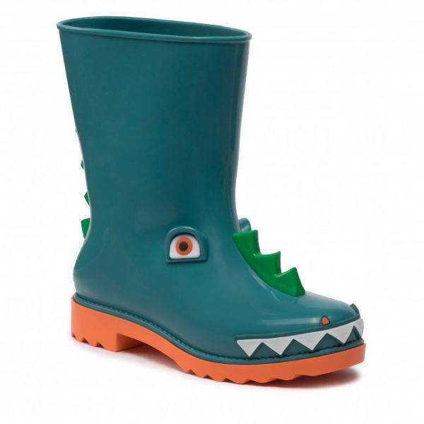 Wellington MELISSA - Mini Melissa Rain Boot + Fabul 33677 Orange/Green AF028 Wellington MELISSA - Mini Melissa Rain Boot + Fabul 33677 Orange/Green AF028